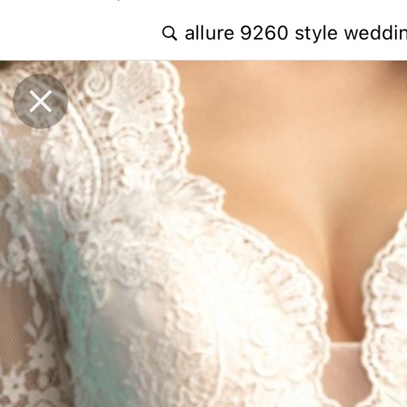 Allure wedding dress style 9260 size S - Picture 6 of 16